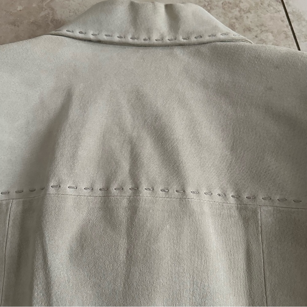 Vintage suede leather jacket - Picture 10 of 11